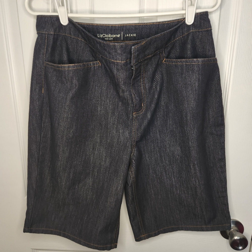 Liz Claiborne Classic Blue Denim Shorts